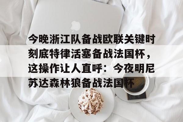 壹号娱乐-今晚浙江队备战欧联关键时刻底特律活塞备战法国杯，这操作让人直呼：今夜明尼苏达森林狼备战法国杯的简单介绍